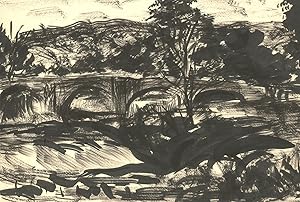 Immagine del venditore per Alfred Henry Robinson Thornton NEAC (1863-1939) - Pen and Ink Drawing, Bridge II venduto da Sulis Fine Art