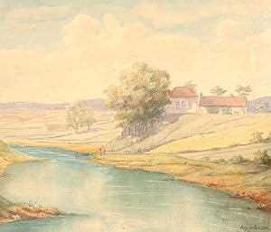 Bild des Verkufers fr Roy Anderson - Early 20th Century Watercolour, On the River Earn, Perthshire zum Verkauf von Sulis Fine Art