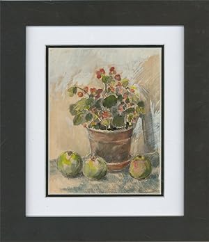 Victor Bellars (b.1921) - c.1980 Signed & Framed Watercolour, Floral Still Life