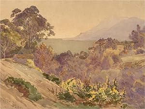 Albert Stevens (fl.1872-1902) - Late 19th Century Watercolour, Summer Landscape