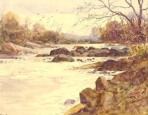 Image du vendeur pour John Gutteridge Sykes (1866-1941) - Watercolour, The Don at Wharncliffe mis en vente par Sulis Fine Art