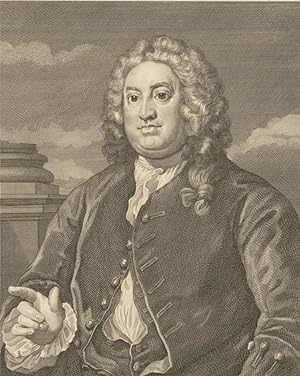 Seller image for Thomas Cook after Hogarth - 1802 Engraving, Portrait of Martin Folkes for sale by Sulis Fine Art
