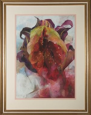 Seller image for John Ivor Stewart PPPS (1936-2018) - Signed Contemporary Pastel, Pomegranate for sale by Sulis Fine Art