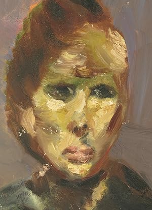 J. Phillips - 1970 Oil, Portrait of a Figure