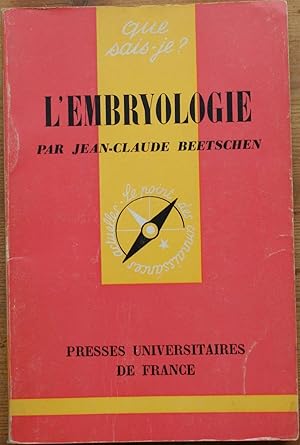 L'embryologie