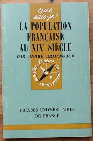 Image du vendeur pour La population franaise au XIXe sicle mis en vente par Aberbroc