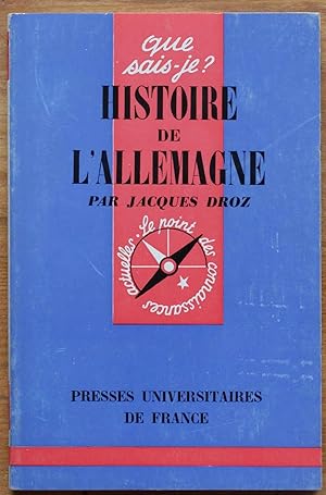 Seller image for Histoire de l'Allemagne for sale by Aberbroc