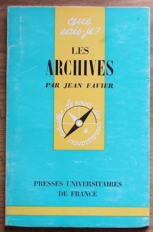 Seller image for Les archives for sale by Aberbroc