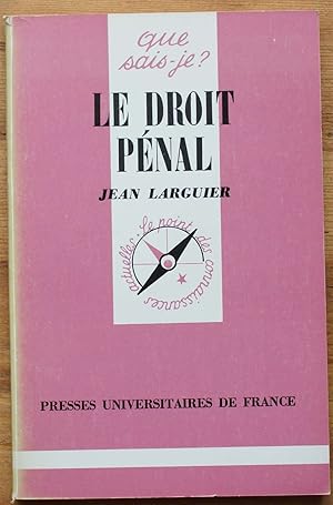 Seller image for Le droit pnal for sale by Aberbroc