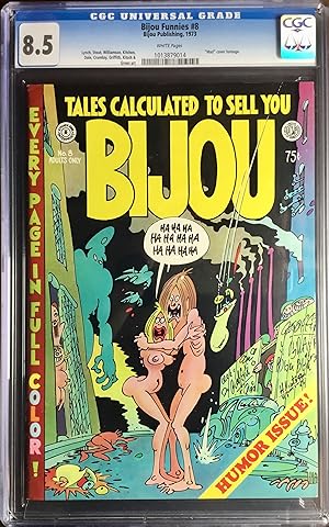 Seller image for BIJOU FUNNIES No. 8 (1st. Print) - CGC Graded 8.5 (VF+) for sale by OUTSIDER ENTERPRISES