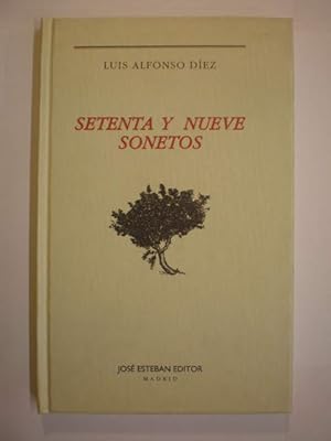 Bild des Verkufers fr Setenta y nueve sonetos zum Verkauf von Librera Antonio Azorn