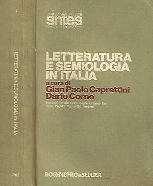 Seller image for Letteratura e semiologia in Italia for sale by Biblioteca di Babele