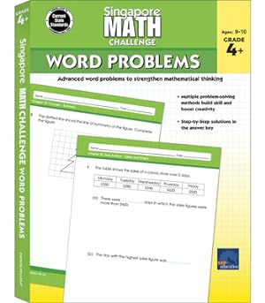 Bild des Verkufers fr Singapore Math Challenge Word Problems, Grades 4 - 6 (Paperback or Softback) zum Verkauf von BargainBookStores