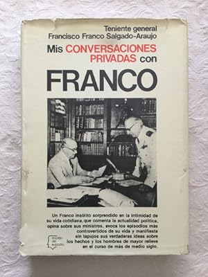 Imagen del vendedor de Mis conversaciones privadas con Franco a la venta por Libros Ambigú