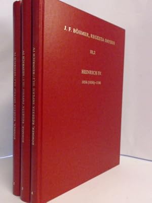 Immagine del venditore per J. F. Bhmer, Regesta Imperii. Band III: Salisches Haus: 1024 - 1125. Teil 2: 1056 (1050) - 1125. Abt. 3: Die Regesten des Kaiserreiches unter Heinrich IV. 1056 (1050) - 1106 (Lieferungen 2 - 4). Lieferung 2: 1065 - 1075. Lieferung 3: 1076 - 1085. Lieferung 4: 1086 - 1105/06. Neubearb. von Tilman Struve. Unter Mitarb. von Gerhard Lubich und Dirk Jckel. venduto da Wissenschaftliches Antiquariat Zorn