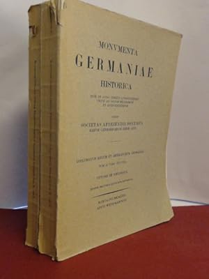 Bild des Verkufers fr Monumenta Germaniae historica. Die Urkunden der Deutschen Knige und Kaiser. Band II: Die Urkunden Otto des III. Erster Theil und zweiter Theil [Teil] (2 Bnde). Monumenta Germaniae historica. Diplomatum regum et imperatorum germaniae. Tomus II, pars prior, pars secunda: Ottonis III. diplomata. zum Verkauf von Wissenschaftliches Antiquariat Zorn