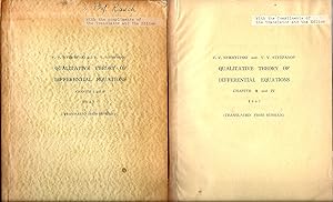 Imagen del vendedor de Qualitative Theory of Differential Equations, Chapters 1, 2, 3, 4, and 5 translated from the Russian by Katsumasa Matsumoto a la venta por KULTURAs books