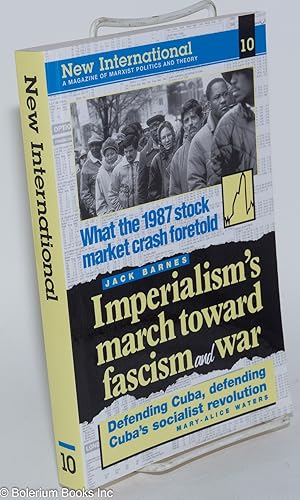 Imagen del vendedor de New international: a magazine of marxist politics and theory. No. 10 (1994) a la venta por Bolerium Books Inc.