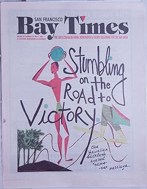 Imagen del vendedor de San Francisco Bay Times: the gay/lesbian/bi/trans newspaper & calendar of events for the Bay Area; [aka Coming Up!] vol. 18, #15, May 1, 1997: Stumbling on the Road to Victory a la venta por Bolerium Books Inc.
