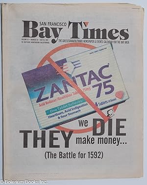 Bild des Verkufers fr San Francisco Bay Times: the gay/lesbian/bi/trans newspaper & calendar of events for the Bay Area; [aka Coming Up!] vol. 18, #19, July 10, 1997: They make Money - We Die zum Verkauf von Bolerium Books Inc.