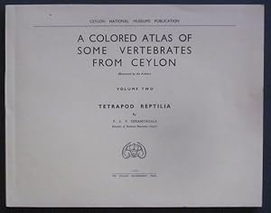 A Colored Atlas of Some Vertebrates from Ceylon: Volume Two (vol. 2) Tetrapod Reptilia