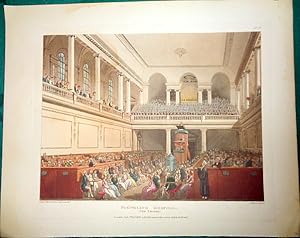 Foundling Hospital Chapel. 1808. Hand Coloured Aquatint.