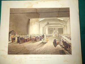 Seller image for Dining Hall, Asylum. 1808. Hand Coloured Aquatint. for sale by Colophon Books (UK)