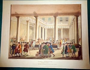 Corn Exchange, Mark Lane. 1808. Hand Coloured Aquatint.