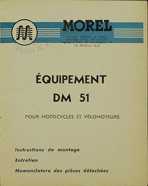 Notice pour dynamo Morel DM 51.