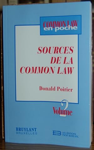Seller image for SOURCES DE LA COMMON LAW for sale by Fbula Libros (Librera Jimnez-Bravo)
