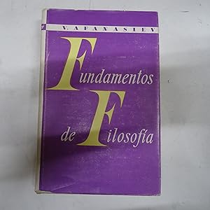Imagen del vendedor de FUNDAMENTOS DE FILOSOFIA. a la venta por Librera J. Cintas