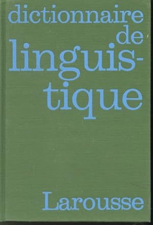 Bild des Verkufers fr Dictionnaire de linguistique zum Verkauf von Librairie Le Nord