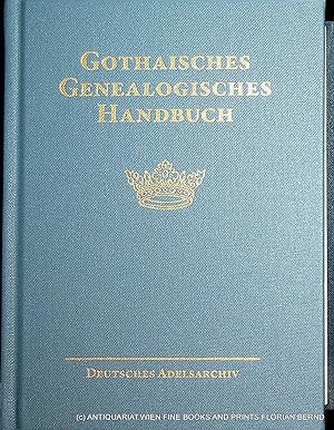 Bild des Verkufers fr GOTHAISCHES GENEALOGISCHES HANDBUCH DER ADELIGEN HUSER: ADELIGE HUSER, BAND 6. Hauptbearbeiter: Gottfried Graf Finck v. Finckenstein (= Gothaisches Genealogisches Handbuch. Herausgegeben von der Stiftung Deutsches Adelsarchiv, bearbeitet unter Aufsicht des Deutschen Adelsrechtausschusses, Band 12 der Gesamtreihe 2020. In Fortfhrung des Almanach de Gotha, der Gothaischen Genealogischen Taschenbcher und der Genealogischen Handbcher des Adels.) zum Verkauf von ANTIQUARIAT.WIEN Fine Books & Prints