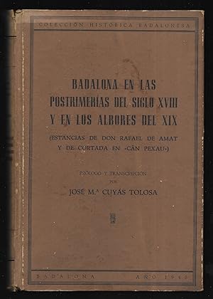 Badalona en las postrimerias del Siglo XVIII y en los albores del XIX.