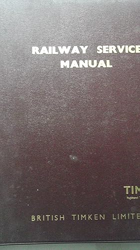 Bild des Verkufers fr Railway Service Manual - Assembly , Lubrication and Maintenance of Cannon Boxes and Outside Journal Axleboxes Publication 1009/1 1009/2 and 1009/3 zum Verkauf von A.G.Colven (Books)