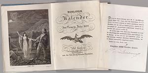 Berliner Kalender auf das Gemein Jahr 1829. Herausgegeben von der Kön. Preuß. Kalender Deputation.