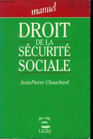 Image du vendeur pour Droit de la scurit sociale mis en vente par Le-Livre