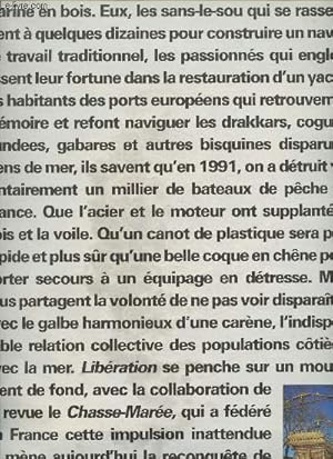 Bild des Verkufers fr Libration hors-srie, Juillet/Aout 1992- La folie des voiles-Sommaire: Brest 92 ou le retour des bateaux oublis- L'agitateur du littoral par Luc Le Vaillant- Coques en stock par Franois Wenz-Dumas- Le chantier de l'an Mil par Grard Meudal- etc. zum Verkauf von Le-Livre