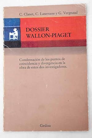 Bild des Verkufers fr Dossier Wallon-Piaget zum Verkauf von Alcan Libros