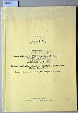 Seller image for (Sammelsonderdruck aus: Fundberichte aus Hessen 17/18, 1977/78 [1980]) for sale by Antiquariat hinter der Stadtmauer