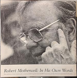 Bild des Verkufers fr Robert Motherwell: In His Own Words zum Verkauf von Moe's Books