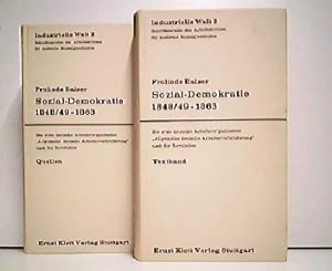 Konvolut aus 2 Bänden! Sozial-Demokratie 1848/49 - 1863. Die erste deutsche Arbeiterorganisation....