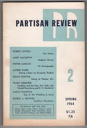 Imagen del vendedor de Partisan Review, Volume 31, Number 2 (XXXI; Spring 1964) - contains the first appearance of Susan Sontag's essay Going to Theater (and the Movies) a la venta por Philip Smith, Bookseller