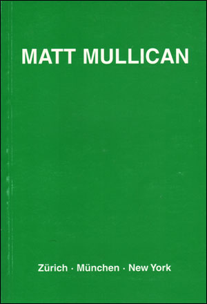 Seller image for Matt Mullican : Drawings 1973 - 2000 for sale by Specific Object / David Platzker