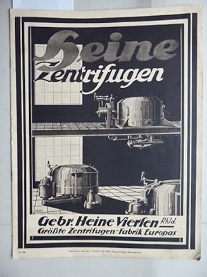 Heine Zentrifugen (Hauptkatalog). Zusammenstellung unserer Zentrifugen für die Textil-Industrie u...