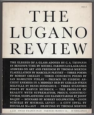 Imagen del vendedor de The Lugano Review 1 (I; Volume 1, Number 1; 1965) a la venta por Philip Smith, Bookseller