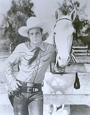 SUNSET CARSON WITH HORSE PHOTO 8'' X 10'' Inch Photograph