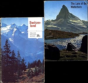 Imagen del vendedor de Two small (16mo) English-language Swiss guidebooks, "The Lure of the Matterhorn" and the Collins Holiday Guide to Switzerland a la venta por Cat's Curiosities