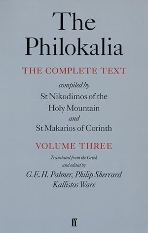 Seller image for The Philokalia Vol 3 (Paperback) for sale by Grand Eagle Retail