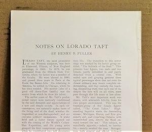 Seller image for Notes On Lorado Taft for sale by Legacy Books II